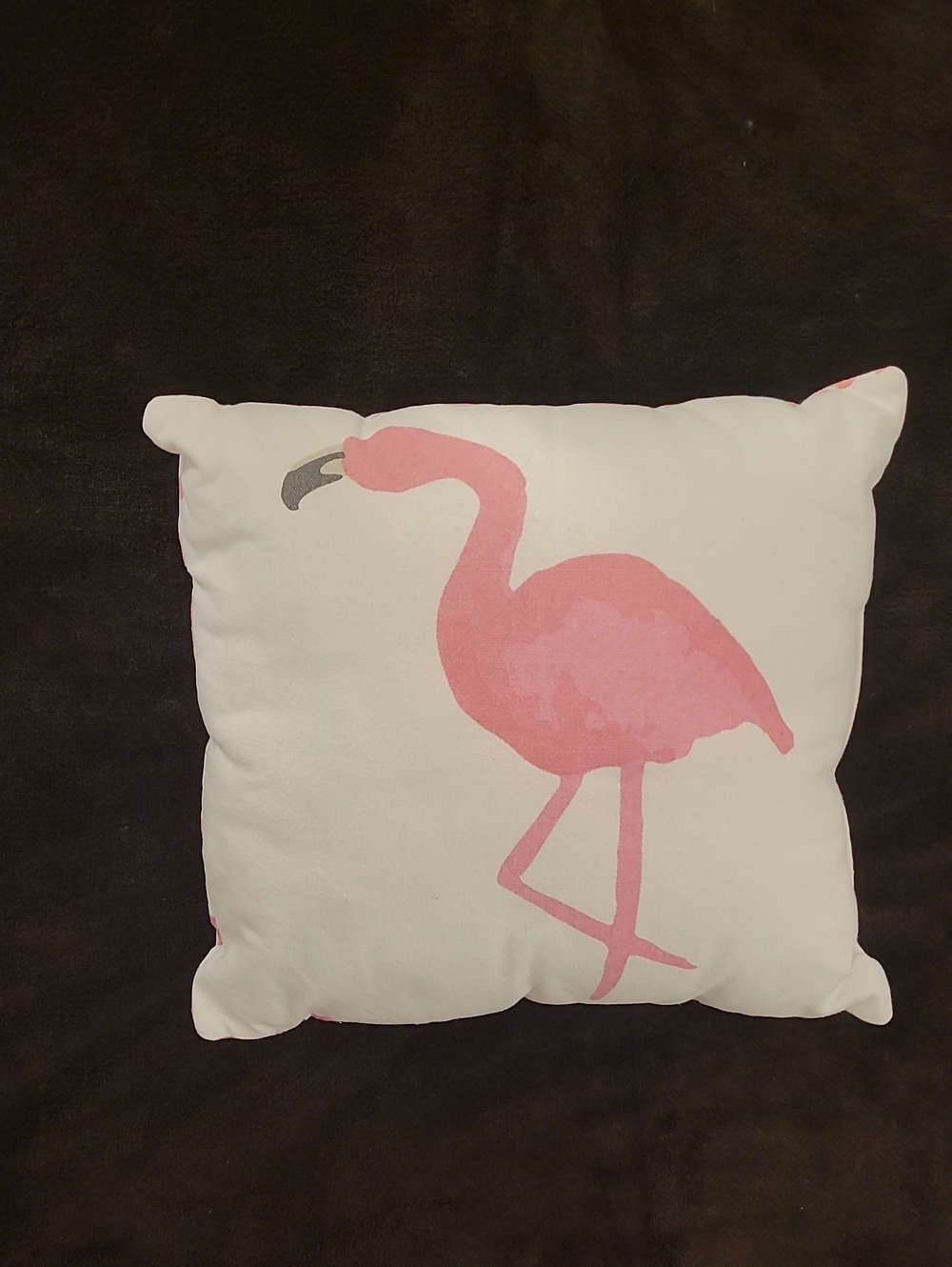 Decorative Pink Flamingo Throw Pillow